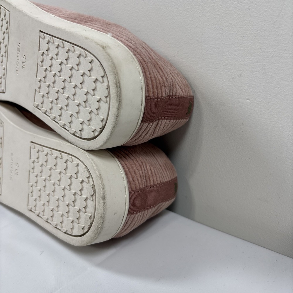 Birdies Womens 10.5 The Swift Sneaker Carnation Pink Corduroy Slip-On Shoes - Picture 11 of 12
